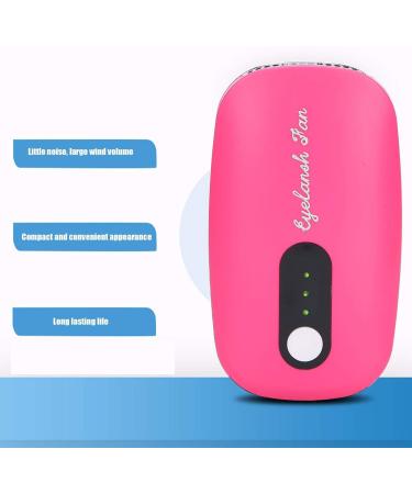 Eyelash Fan for Lash Extensions - Mini USB Rechargeable Portable Fan for Eyelash Glue Drying - Pink Personal Fan for Women & Girls - Buy Online on GoSupps.com