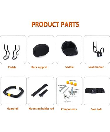 Innolife Kids Bike Seat | Front Mounted Child Bike Seat for 8M - 6Y Children - Buy Online on GoSupps.com