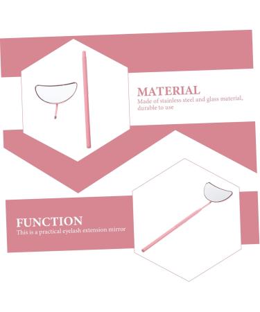 Beatifufu Eyelash Inspection Mirror Lash Mirror Small Lash Inspection Mirror Portable Glass Mirror Handheld Eyelashes Mirrors Lash Extension Mirror Lash Mirror for Lash Tech Eyelash Mirror 16.5x5x0.8cm - Buy Online on GoSupps.com