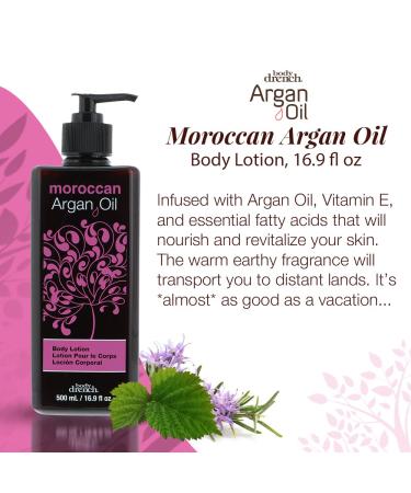 Body Drench Moroccan Argan Oil Body Lotion 16.9 fl oz - Hydrating and Nourishing Formula - Buy Online on GoSupps.com