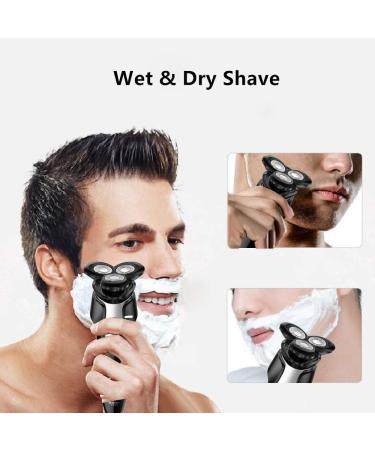 SID Electric Razor For Men 4 IN1 IPX7 Waterproof 4D Shaving Electric shaves (black) - Buy Online on GoSupps.com