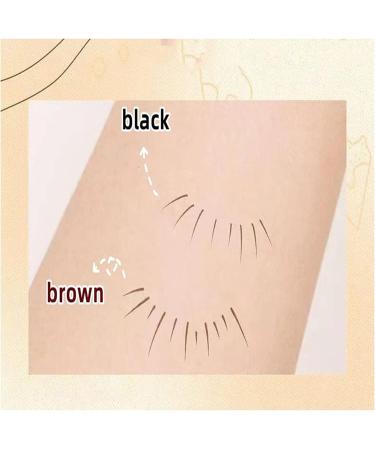 Double Tip Lower Eyelash Pencil Waterproof Super Slim Double-tip Eyelash Pencil Waterproof Liquid Eyeliner (2pcs Black + 2pcs Brown) - Buy Online on GoSupps.com