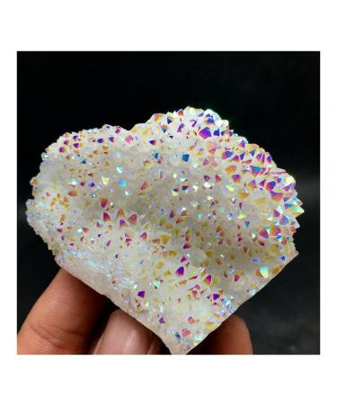Stone Crafts Angel Aura Quartz Titanium Bismuth SiliconCluster Rainbo Crystals Stone Natural Luster