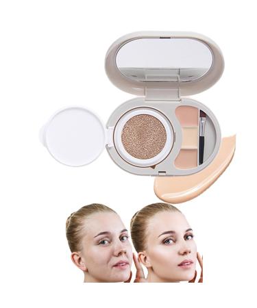bellv Cream contour palette Air Cushion foundation - Cream makeup palette concealer palette - Bellv full coverage foundation