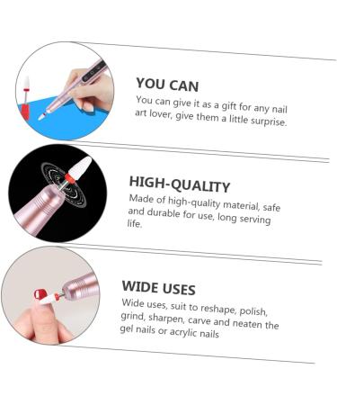 nail polisher pet nail trimmer portable nail polishing drill manicure polisher rechargeable nail drill pen gel nail polishes nail drill pen machine aluminum alloy tool Pen style - Buy Online on GoSupps.com