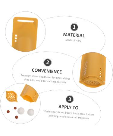 Toddmomy Shoe Box Odor Eliminator - 2pcs Gym Bag Deodorizer & Car Boot Dryer - Shoe Smell Eliminator Balls - 12.5X5X3CMx2pcs - Buy Online on GoSupps.com