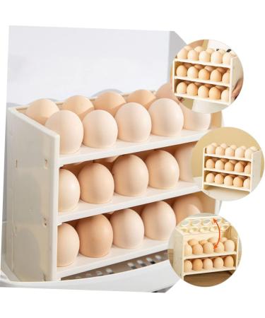 Mikinona Garnish Tray Egg Storage Box Decorative Storage Boxes Eggs Organic Cage Egg Storage Rack Crisper Egg Holder - Buy Online on GoSupps.com