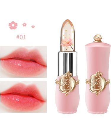6 Packs Flower Jelly Lipstick Set Magic Temperature Color Change Lip Balm Long Lasting Moisturizer Lip Gloss Flower Jelly Lipstick Makeup Set (6PCS Set B) - Buy Online on GoSupps.com
