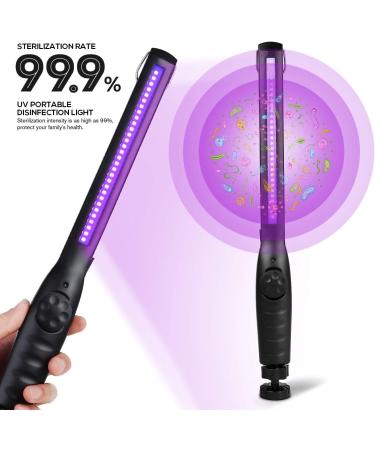 Portable Travel UV Light Sanitizer Wand - Black | UV Sanitizer Lamp - Buy Online on GoSupps.com