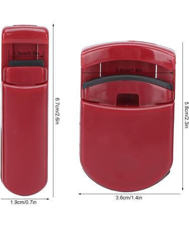 Buy Cute Eyelash Curler Set - Portable & Wide Angle Lash Lift Tool for Makeup Touch Ups (Red) - International Shipping Available - Buy Online on GoSupps.com