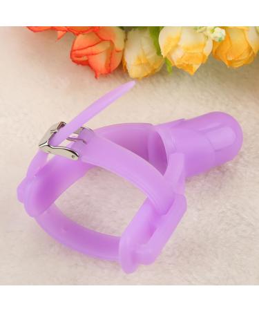 Adjustable Thumb Sucking Finger Protector for Babies & Toddlers - Silicone Teething Ring in Purple - Buy Online on GoSupps.com