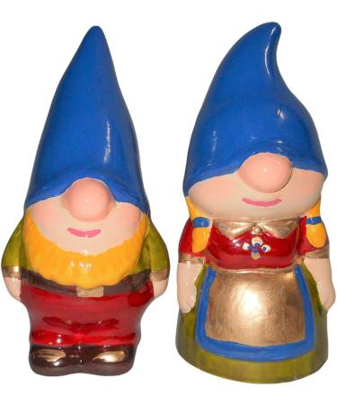 New Hampshire Craftworks Gibson and Gretta Garden Gnomes - DIY Ceramic Keepsakes - Buy Online on GoSupps.com