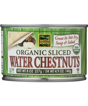 Native Forest Water chestnut Sliced , 8 oz