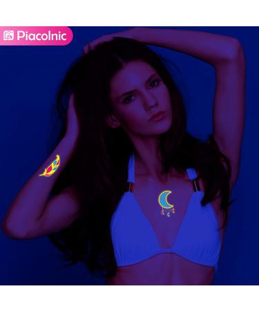 Temporary Tattoos for Women 12 Sheets 100+ Removable Adult Fake Tattoos Long Lasting Waterproof Tattoos Sticker Butterfly Feather Lace Moon Dreamcatcher Valentine's Day Party Supplies Body Art - Buy Online on GoSupps.com