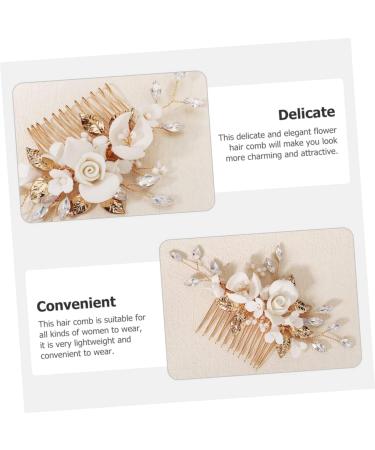 JOINPAYA Bridal Comb Bridal Supplies Ceramics Wedding Bridesmaid - Buy Online on GoSupps.com
