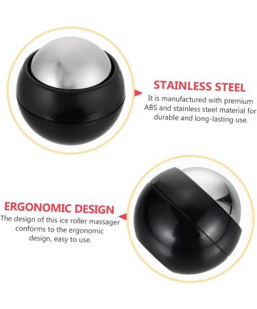 Partykindom 4-Piece Hand Massage Ball Set - Portable Muscle Relief Ice Foot Massager & Cold Roller Device for Fitness - ABS Quality - Buy Online on GoSupps.com