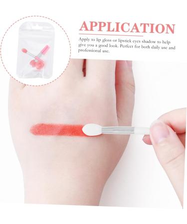 DOITOOL 2 Sets Lip Stick Dust Cover Scrubber Eyeshadow Applicator Makeupset Exfoliating Lip Brush Facial Tool Silicone Lip Brush Beauty Tools Cosmetic Silica Gel Facial Mask Miss - Buy Online on GoSupps.com
