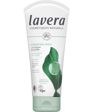 lavera Barrier Balance Milk Cream - alcohol free - fragrance free - strengthens the skin barrier - moisturizing - prebiotic - vegan - natural cosmetics - 200 ml