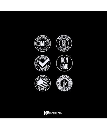 HealthFare Activated Charcoal Pills 1200mg | 150 Vegan Capsules | 2 Bottles | Organic Coconut-Sourced | Detox & Digestive Balance | Non-GMO Gluten-Free | Made in USA - Buy Online on GoSupps.com