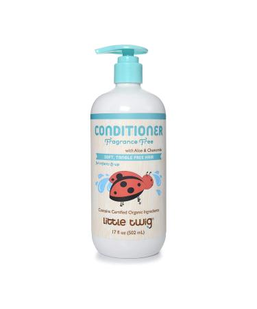 Little Twig Hair Conditioner  Natural Conditioner with Plant Derived Formula  Contains Essential Oils and Extracts  Suitable for Whole Family  Fragrance-Free  17 fl oz. 17 Fl Oz (Pack of 1) Fragrance Free