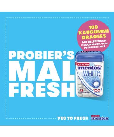 Mentos Sugar-Free Chewing Gum - 8 x 106g Peppermint Dragees 100 Pieces for a Bright Smile - International Shipping Available - Buy Online on GoSupps.com