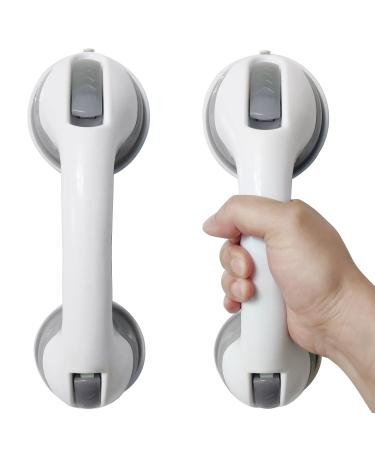 Suction Bathroom Grab Rails Shower Handle Support Grab Handle Portable Mobility Aids Safety Handle for Children Elderly Injury and Disability Aids (2Pack)