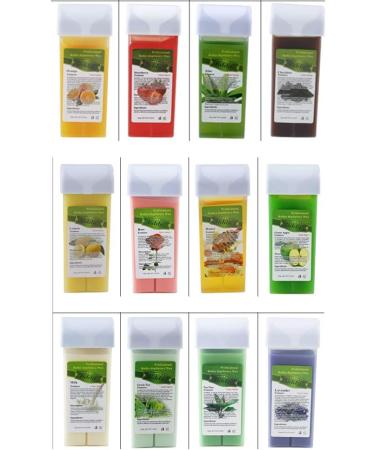 Calayu Depilatory Wax - 100g Beeswax Roll-On Hot Wax Cartridges for Smooth Hair Removal | International Shipping Available - Buy Online on GoSupps.com