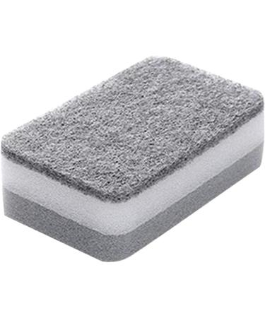 1Pcs Gary Eraser Carborundum Removing Rust Cleaning Brush Descaling For Cooktop Rub Clean Pot Sponge M3N3 White yellow 11 x 8 x 3.5cm/4.29 x 3.12 x 1.37inches - Buy Online on GoSupps.com