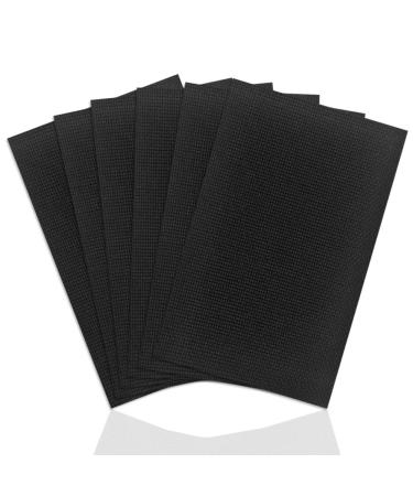 6 Pieces Classic Reserve Aida Cloth Cross Stitch Cloth DaKuan 11 Count Cross Stitch Fabric Black 12 by 18-Inch