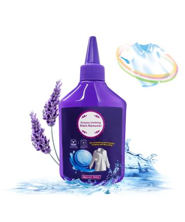 New Laundry Stain Remover 240ml Clothes Oil Stain Remover Stubborn Stains Cleaner Enzyme Cleaner Laundry Detergent Enzyme Laundry Stain Remover Stain Remover for Clothes Laundry