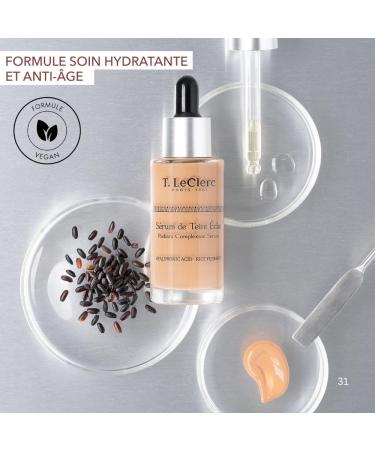 T. LeClerc S rum Teint clat Anti- ge 30 ml N 4 Nude - Fluide l Acide Hyaluronique Double action : fond de teint l ger + anti ge - Effet Seconde Peau Teint Lumineux & Unifi 04 Nude - Buy Online on GoSupps.com