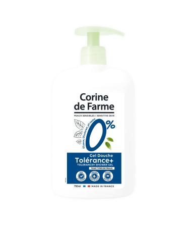 Corine de Farme Corine de Farme - Hypoallergenic Shower Gel 0% Tolerance+ Sensitive Skin - pH Neutral Soap and Dye Free Natural - Fa