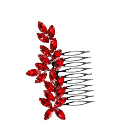 CRILSTYLEO Bridal Headwear Rhinestone Hair Accessories Wedding Hair Accessories Hair Side Combs Wedding Hair Clips for Brides Decorative Hair Combs for Women Accessories Rhinestone Hair Combs