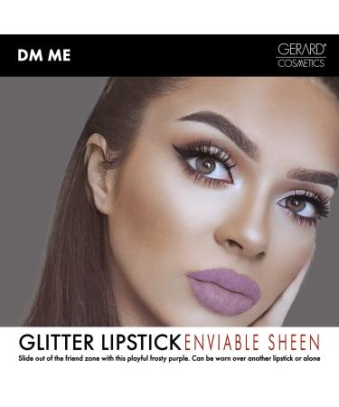 Gerard Cosmetics Glitter Lipstick - Metallic Finish, Long-Lasting Formula - 0.14 oz - Buy Online on GoSupps.com
