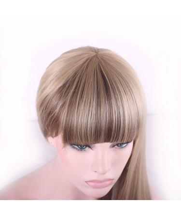 TIREOW Fashion Straight Gold Synthetic Wig - Long Full Party Hair Wig | Natural Look - Buy Online on GoSupps.com