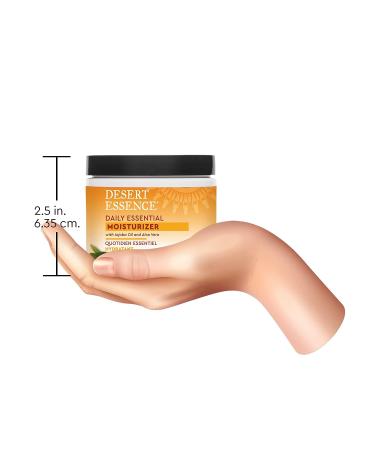 Desert Essence Jojoba & Aloe Facial Moisturizer 4 Fl Oz - Prevents Acne, Soft Radiant Skin - Geranium Essential Oil - for Normal Skin - Buy Online on GoSupps.com