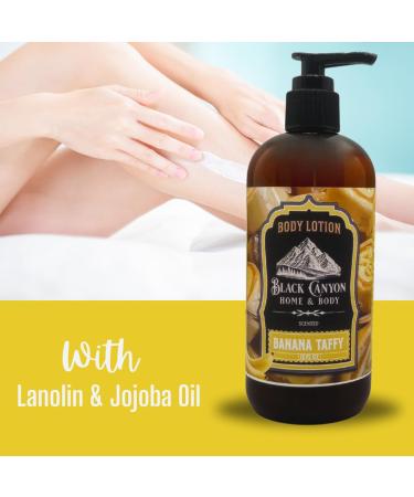 Black Canyon Banana Taffy Scented Body Lotion with Lanolin and Jojoba Oil 12 Oz - Buy Online on GoSupps.com