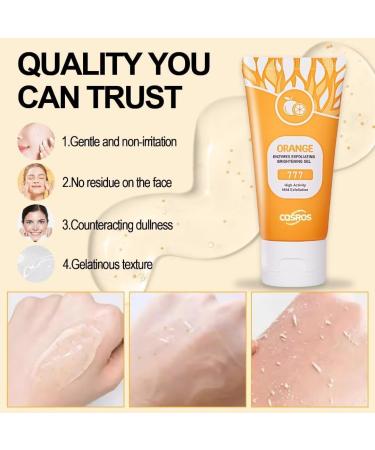 1Pcs Orange Exfoliating Gel Scrub for Face and Body Skin Deep Cleansing Moisturizing Skin Exfoliator Natural Orange Exfoliating Gel Peeling Exfoliator 3.52 Fl Oz (Pack of 1) - Buy Online on GoSupps.com