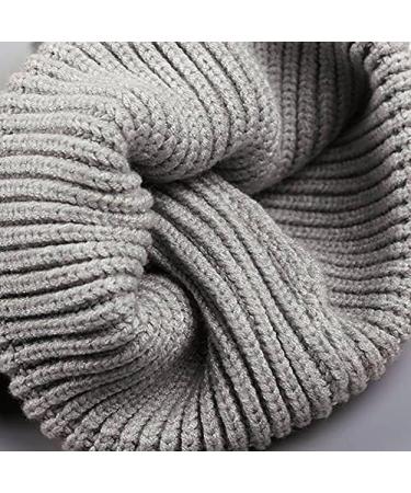 XYIYI Baby Kids Winter Knit Hat with Fur Pom | Infant Toddler Crochet Beanie Cap for 6-24 Months Boys Girls | Grey - Buy Online on GoSupps.com