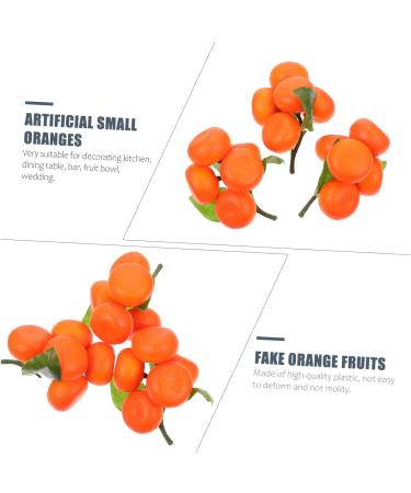 TOPBATHY 3pcs Artificial Orange Foam Fake Fruit Statue - Buy Online on GoSupps.com