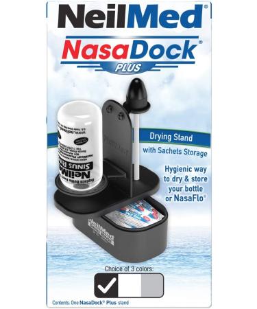 Buy NeilMed NasaDock Plus Stand Black - Premium Nasal Irrigation Device - Buy Online on GoSupps.com