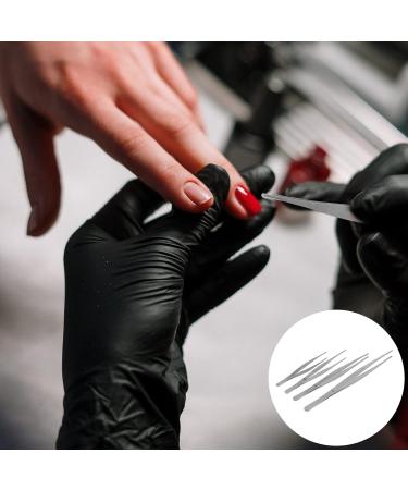 Beatifufu 4-Piece Stainless Steel Tweezers & Scissors Set for Eyebrows Nail Art and Kitchen - Precision Tools for Perfect Grooming - Buy Online on GoSupps.com