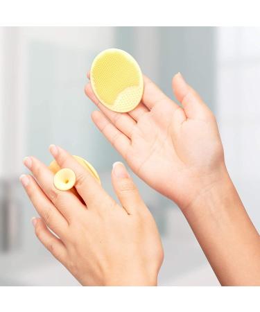6 Pack Silicone Face Scrubber Exfoliator Pads - Precision Pore Cleansing & Acne Blackheads Removal | Facial Cleansing Brush Set for Deep Skin Care - Buy Online on GoSupps.com
