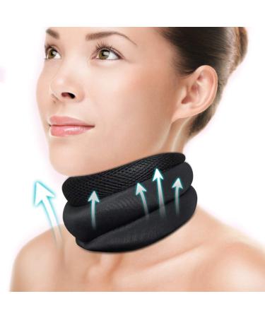 TRILINK Neck Support Brace for Relieving Neck Pain & Pressure Soft Foam Cervical Collar that Stabilizes Vertebrae - Suitable for Traveling Sleeping and Working (L) L (Pack of 1)