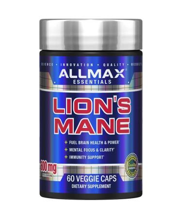 ALLMAX Lion S Mane - 60 Veggie Capsules - Advanced Nootropic - 30 Servings