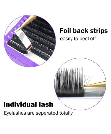 NAGARAKU 5 Trays Eyelash Extensions 0.05mm D Curl - 11/12/13/14/15mm - Soft Natural Faux Mink - 16 Row Pack - Buy Online on GoSupps.com