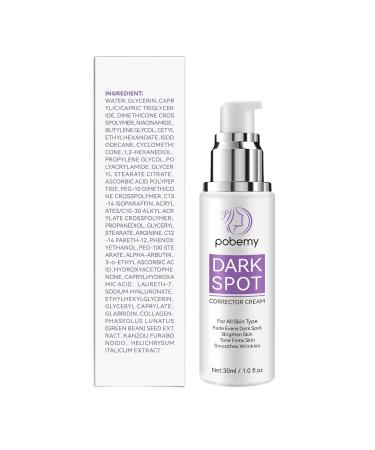 Dark Spot Remover for Face Body Dark Spot Corrector Cream for Sun Spots Age Spots Brown Spots Melasma Natural Dark Spot Remover Skin Care with Niacinamide Vitamin C for Women (1.1 Fl Oz) Odorless 1.1 Fl Oz (Pack of 1) - Buy Online on GoSupps.com