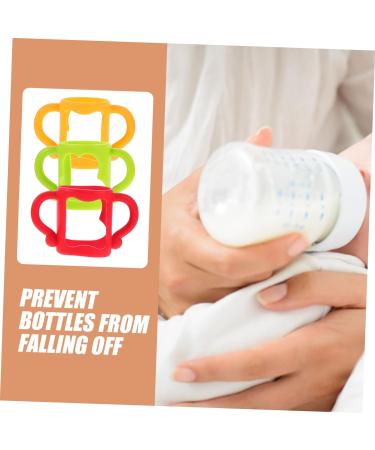 Abaodam 3 Pcs Bottle Handle Feeding Bottles Handle Bottle Holder Soft Feeding Bottles Handles Feeding Bottles Holder Milk Bottle Holder Grip Soft - Buy Online on GoSupps.com