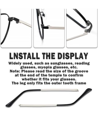 Shop LNQ LUNIQI Silver Metal Glasses Frame - Universal Replacement Brackets for Thin Sunglasses - International Shipping Available - Buy Online on GoSupps.com