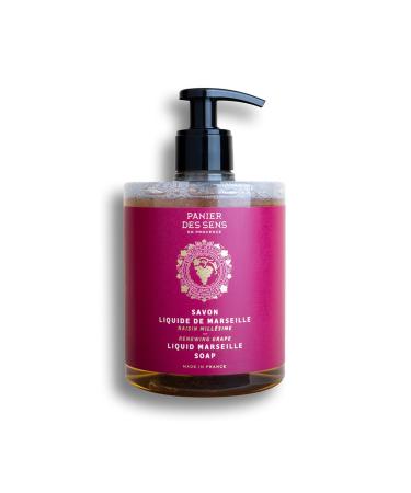 Bread the Sens - Marseiller Liquid hand soap - grape handwear - moisturizing soap with coconut oil - refillable liquid soap for bathroom & kitchen - 96% natural ingredients - 500 ml